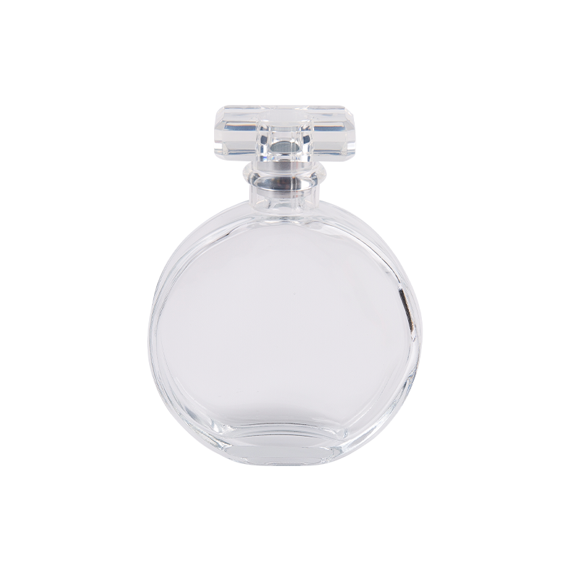زجاجة عطور شفافة بيضاوية